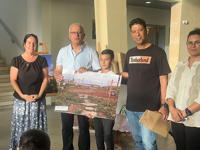 حفل توزيع الجوائز على المشاركين بمسابقة التصوير في وادي قانا